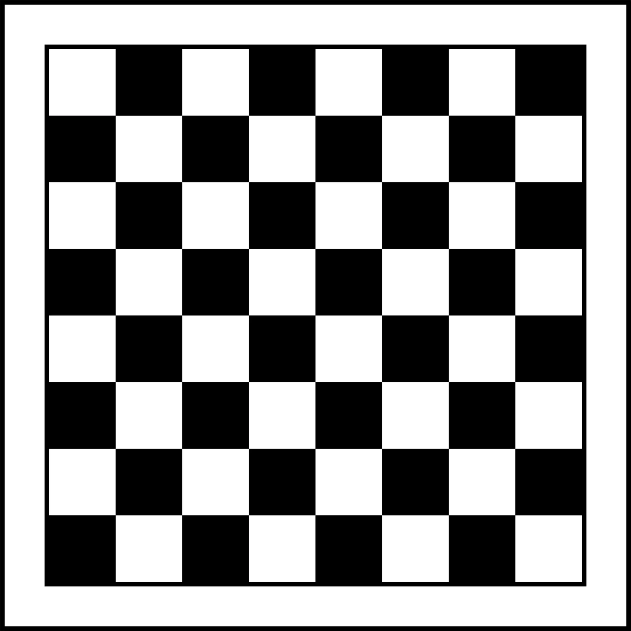 Thumbnail of laser cut chessboard vector file with standard 8×8 square grid layout.