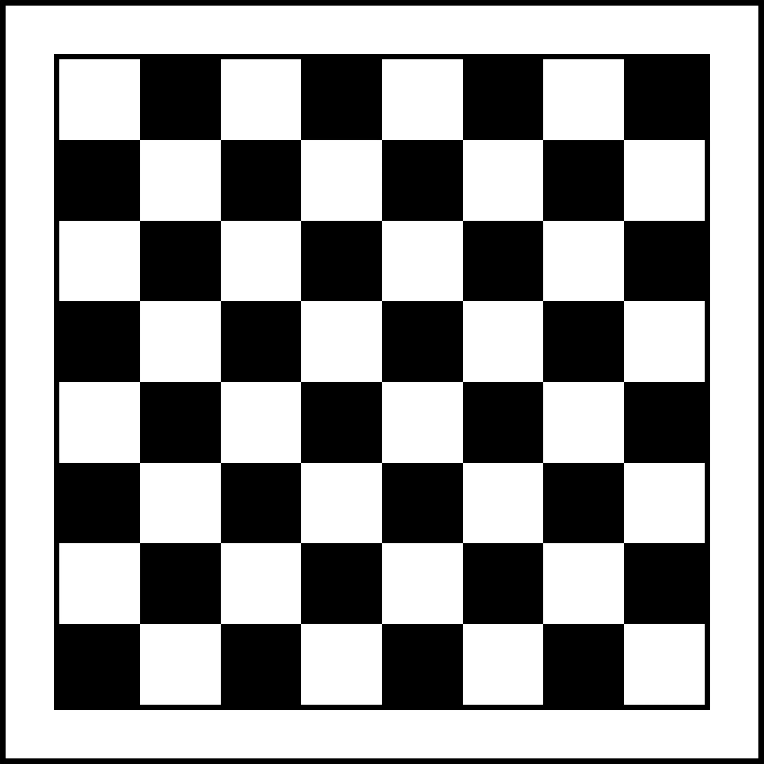 Thumbnail of laser cut chessboard vector file with standard 8×8 square grid layout.