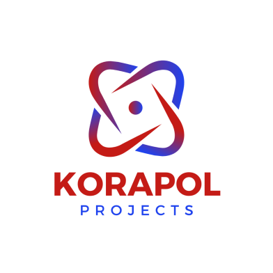 Korapol Projects logo – minimalist modern design